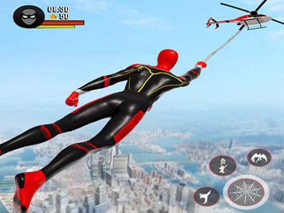 Spiderman Rope Hero 3D Game Cover