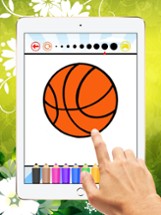 Sport Coloring Book: Learn to color and draw an athlete, football player, tennis and more Image