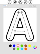 ABC Alphabet &amp; Number Coloring Image