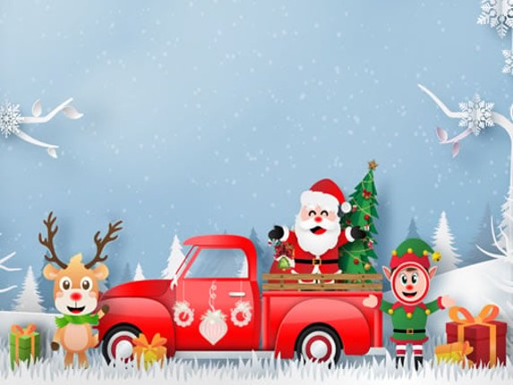 Christmas Trucks Differences Game Cover