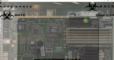 Slimy Quantum Computer Generated Virus Image