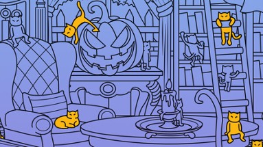 Hidden Cats: Halloween Image