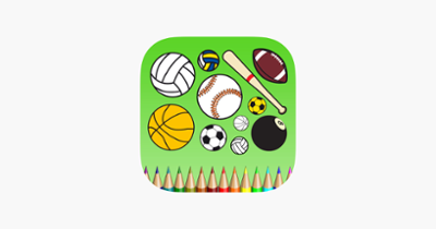 Sport Coloring Book: Learn to color and draw an athlete, football player, tennis and more Image