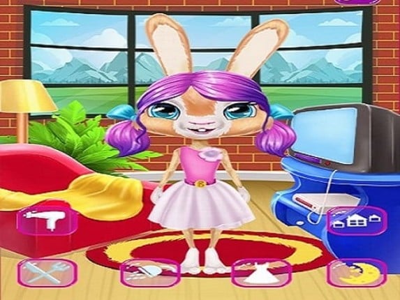 Daisy Bunny Dress up Game Cover