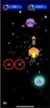 Space Survival: 2D Asteroids Image