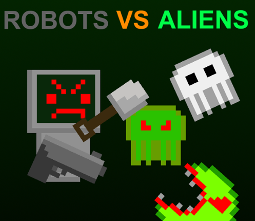 Robots VS Aliens Game Cover