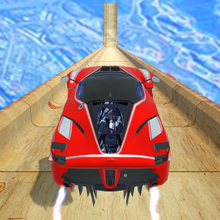 Super Hero Mega ramp Car Stunt Game Cover