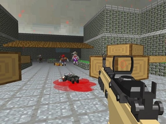 Pixel Apocalypse Shooting Zombie blocky combat Game Cover