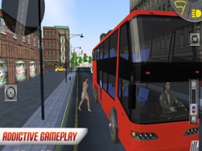 City Bus Transporter Driving Image