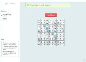 WordFind - Multiplayer (peer-to-peer) Image