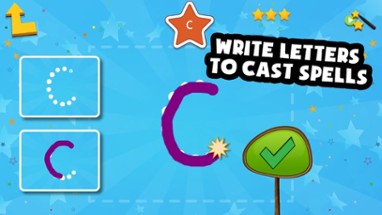 Writing Magic Letters : Kids learn to write Image