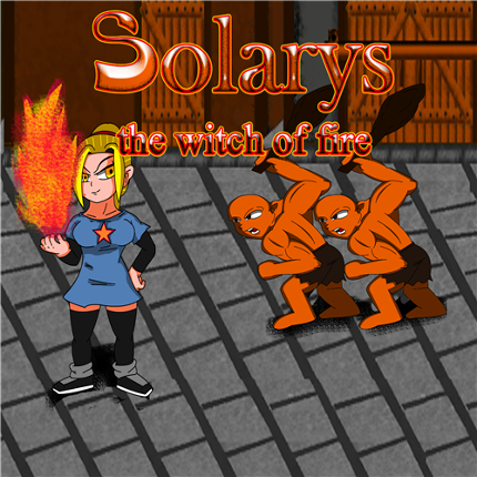 Solarys the witch of fire Game Cover