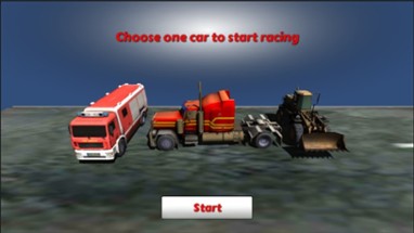 Truck Racing Highway Image