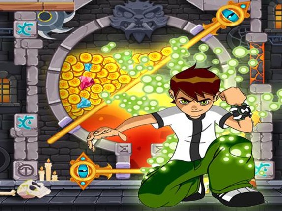 Ben 10 Rescue: Pull The Pin Game Cover