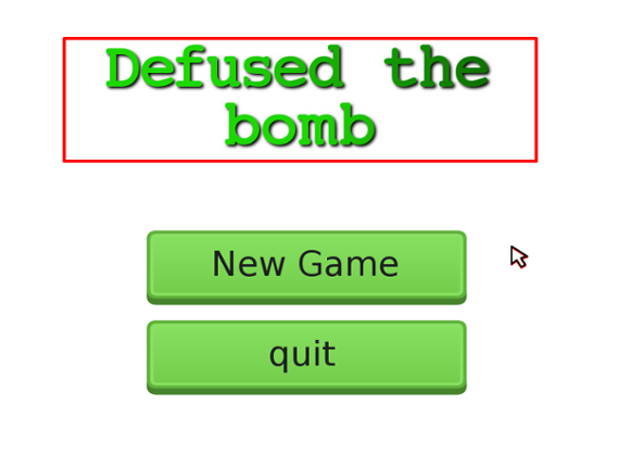 defused the bomb Game Cover