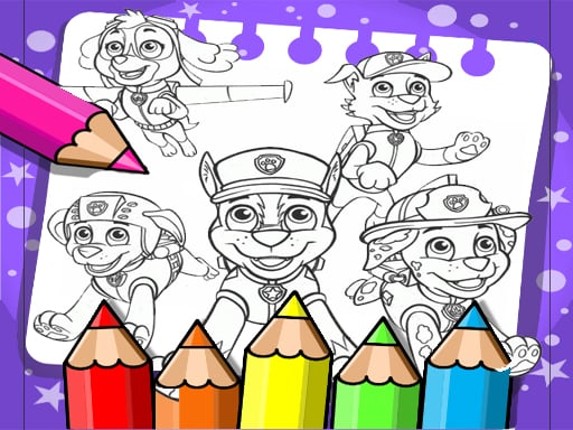 Paw Patrol Coloring Book Game Cover