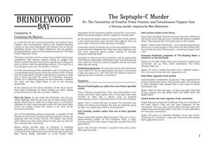 The Septuple-C Murder - A literary murder mystery Image