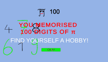 Pi Game - Memorise 100 Digits Image