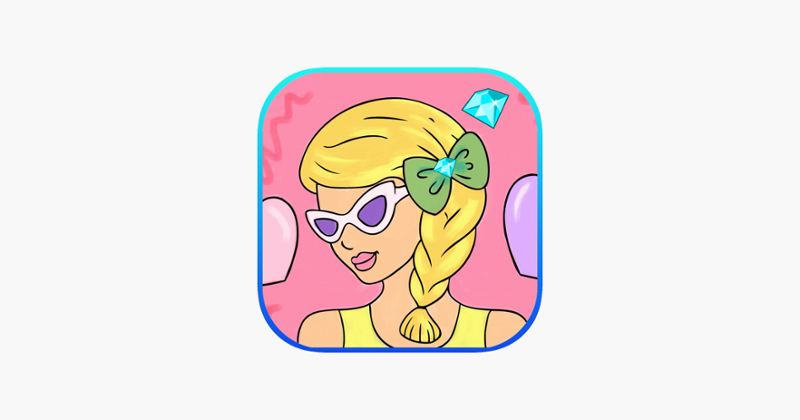 Coloring game for kids With fashion Game Cover