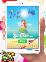 Mermaid &amp; Sea Animal Coloring Book - Drawing for Kids Games Image