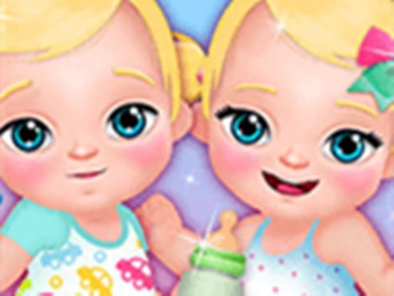My New Baby Twins - Baby Care Game Game Cover