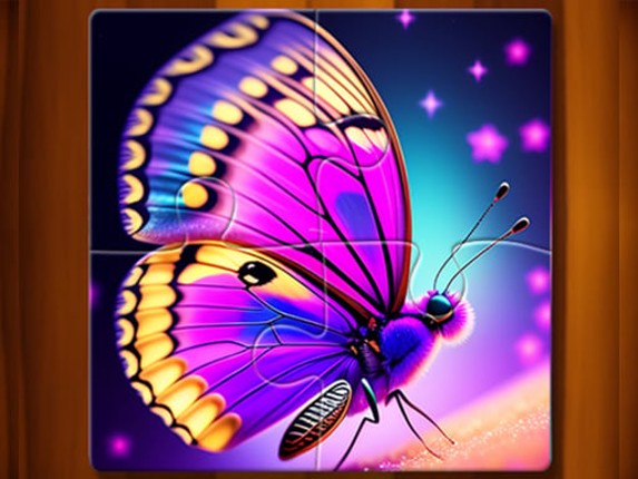 Butterfly Jigsaw Puzzle Game Cover