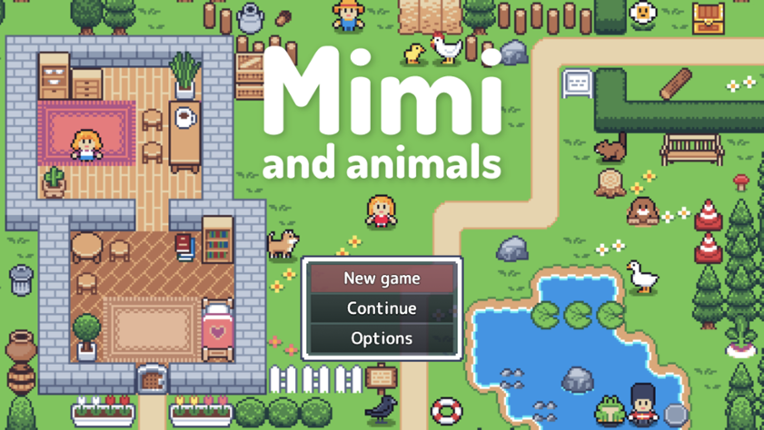 Mimi and animals Game Cover