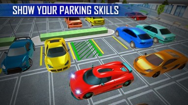 Sports Car Parking Driver Sim 3D Image