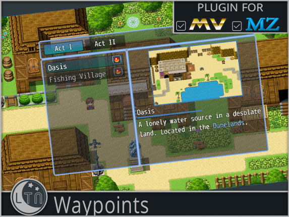Waypoints for RPG Maker MV Game Cover