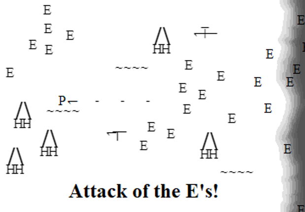 Attack of the E's! Game Cover