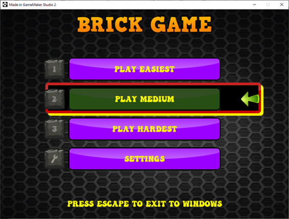 Brick & Ball  - Accessible Game - One Button Simple Control System Game Cover