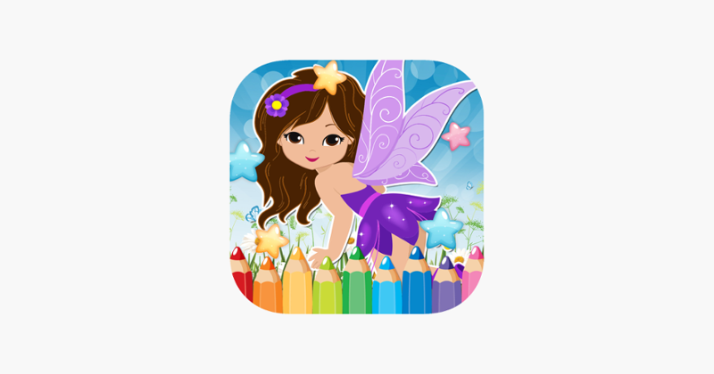 My Little Angle Fairy Tales Drawing Coloring Book - cute caricature art ideas pages for kids Game Cover