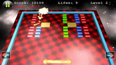 Block Smasher : 3D Fire Crush Bricks Breaker Game Image