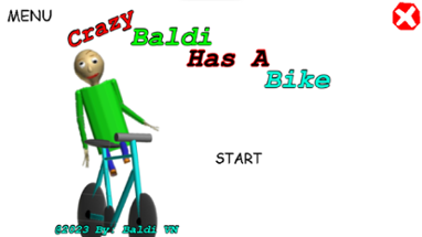 Crazy Baldi Has A Bike Image