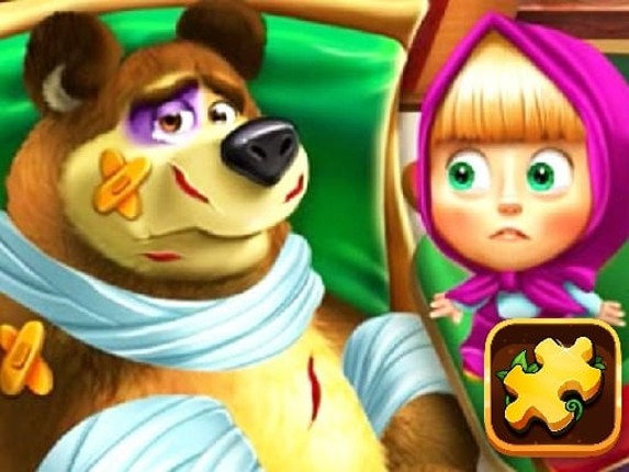 Masha and the Bear Jigsaw Game Cover