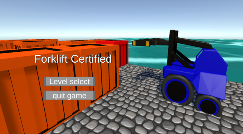 Forklift certified Game Cover