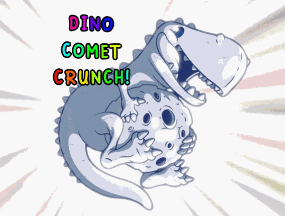 Dino Comet Crunch! Game Cover