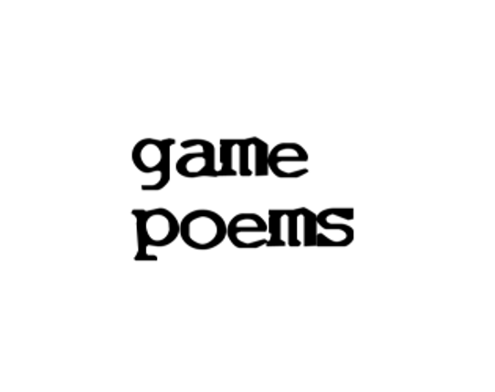 game poems Game Cover