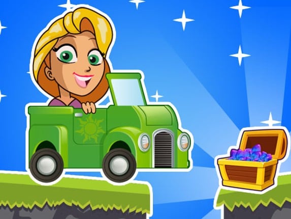 Princess Rapunzel Car Racing Adventure Game Cover