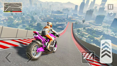 Mega Ramp Stunt Bike Games 3D Image