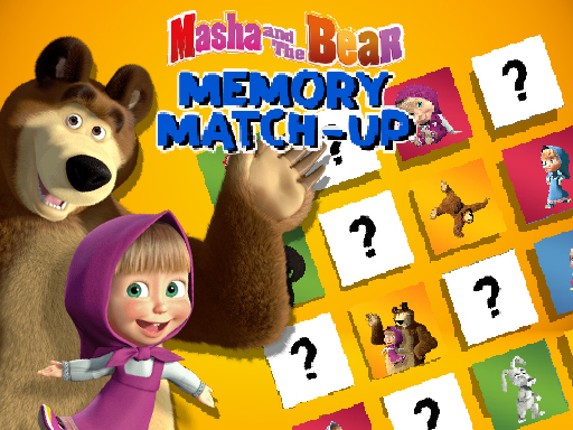 Masha and the Bear Memory Match Up Game Cover