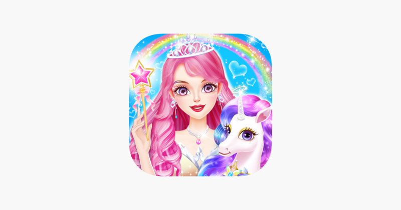 Princess unicorn dress up game Game Cover