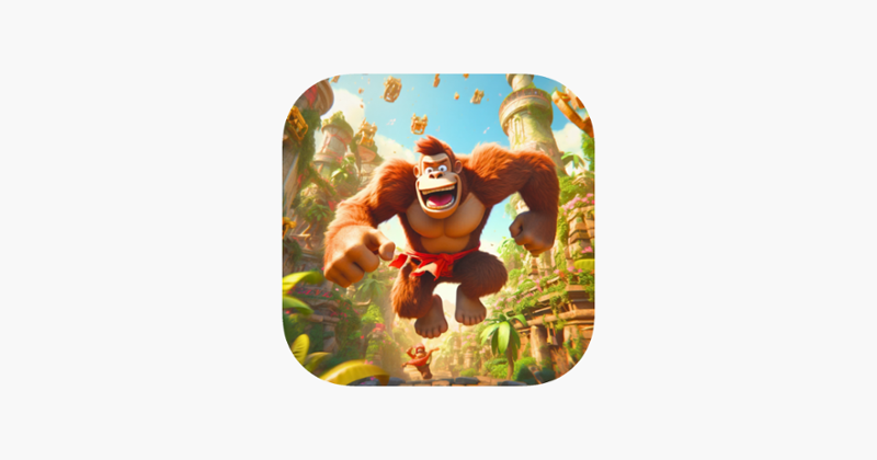 Super Monkey Run kong gorilla Game Cover