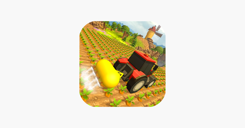 Block Farming Tractor Sim Game Cover