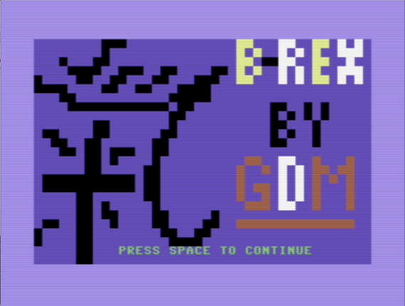 B-Rex by Emanuele Bonin (Commodore 64) Game Cover