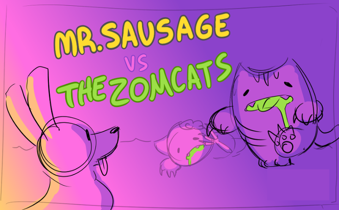 Mr. Sausage vs The Zomcats Game Cover