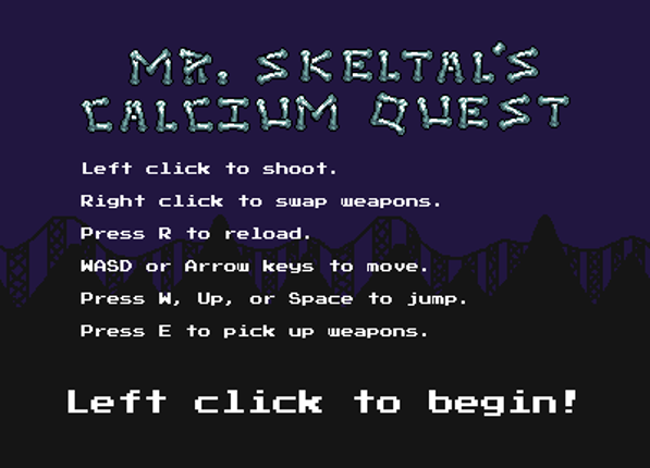 Mr. Skeltal's Calcium Quest Game Cover