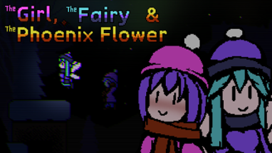 Girl, Fairy & Phoenix Flower Image