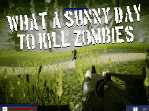 Sunny day to kill Zombies! Game Cover