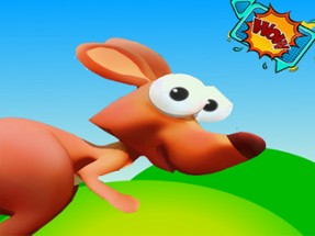 New game kangaroo jumping and running Image